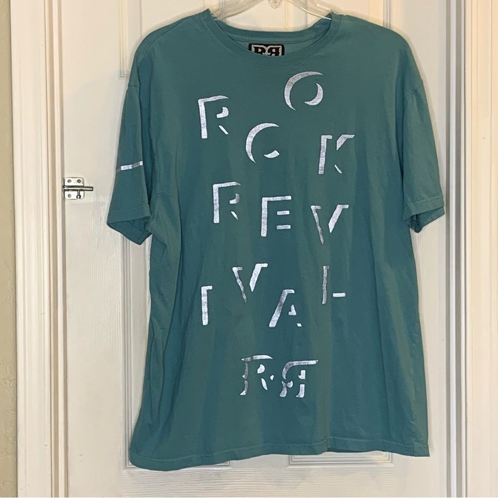 Rock Revival Graphic Tee Teal Color Size XXL